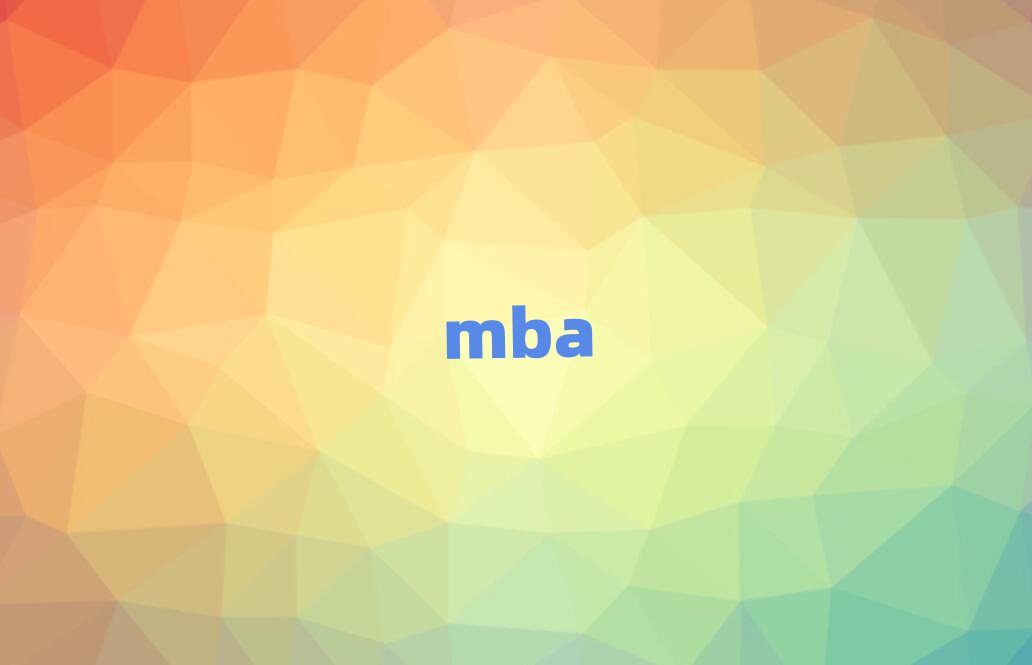 MBAѵ