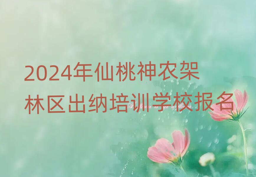 2024年仙桃神农架林区出纳培训学校报名