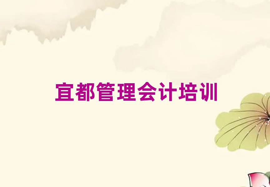宜都台江区管理会计培训班哪家好一点