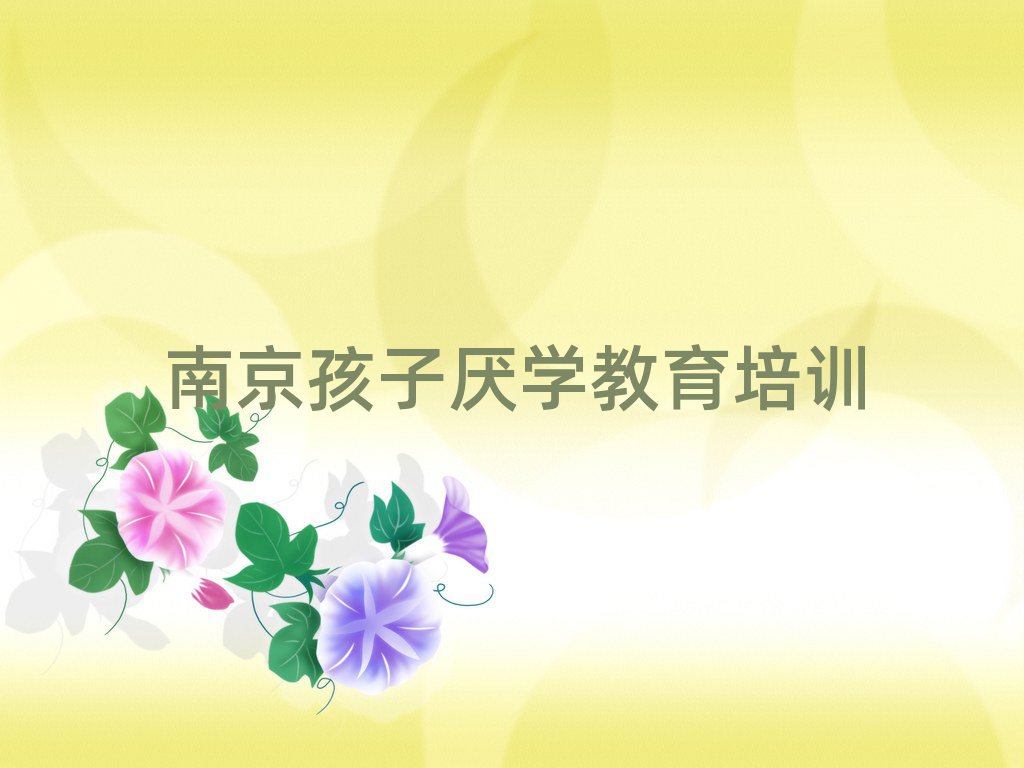 2月南京孩子厌学教育培训学习排名公布