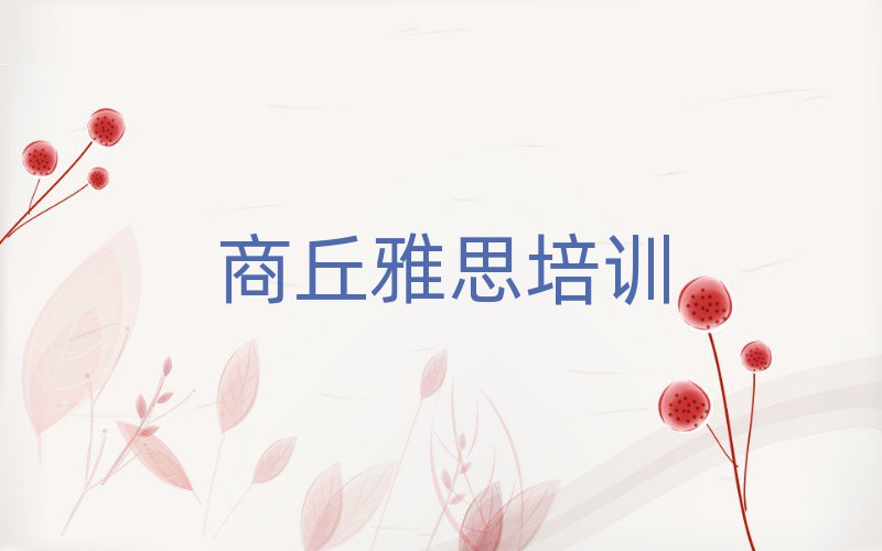 商丘冯桥镇雅思培训机构多少钱