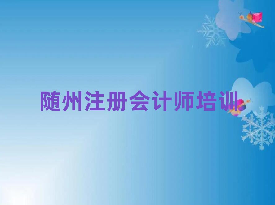 随州比较好的注册会计师学校排名榜