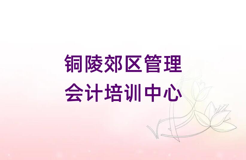 铜陵郊区什么学校学管理会计好十大一览汇总本地甄选的