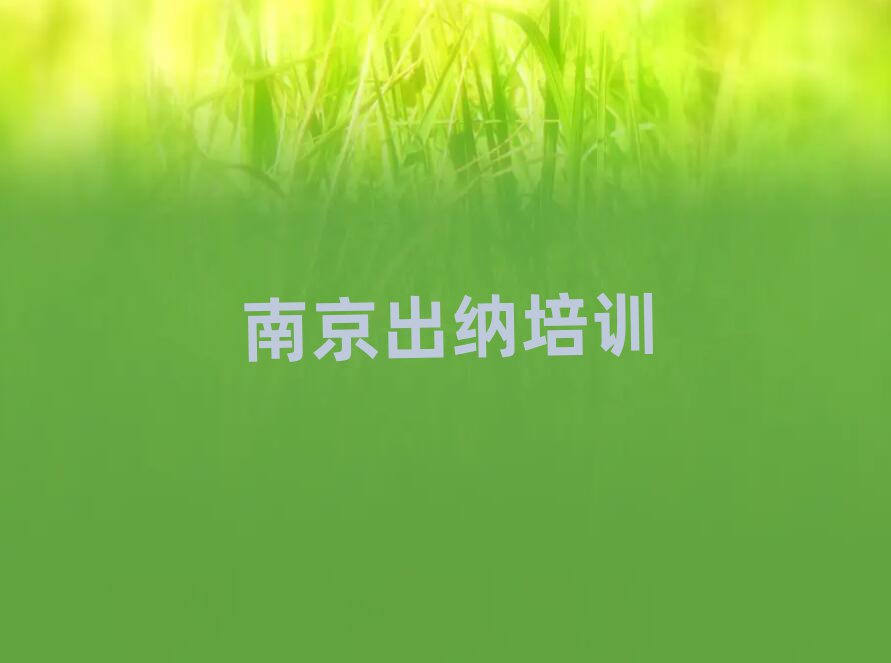 南京高淳区出纳培训班哪里有