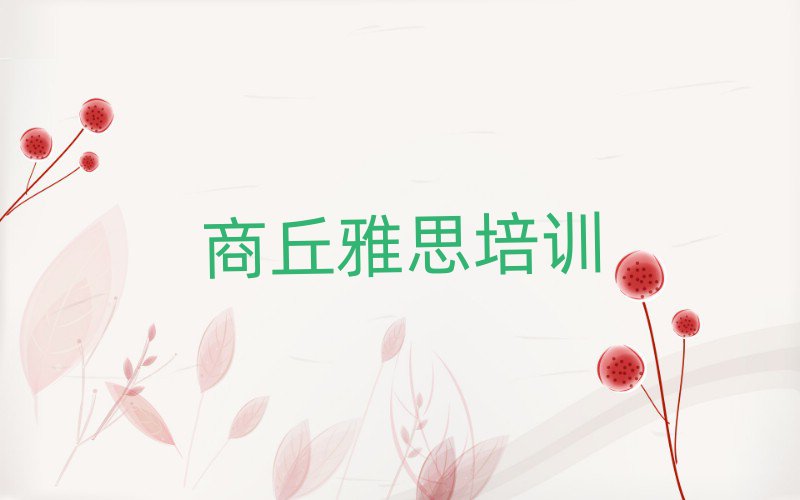 2025年商丘雅思的培训机构排名