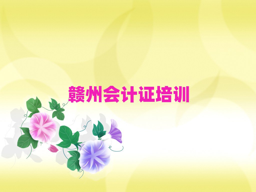 2025年赣州南康区会计证的课程
