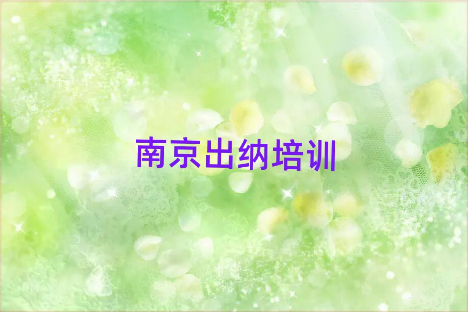 2025年南京栖霞区有名的出纳培训