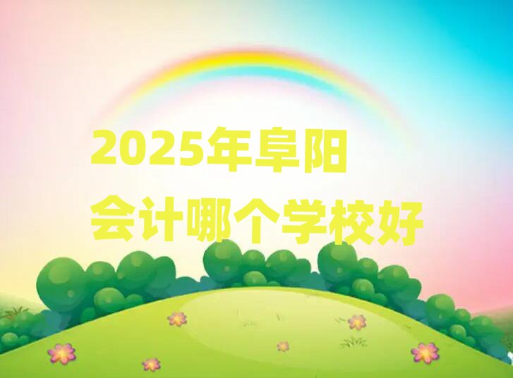 2025年阜阳会计哪个学校好