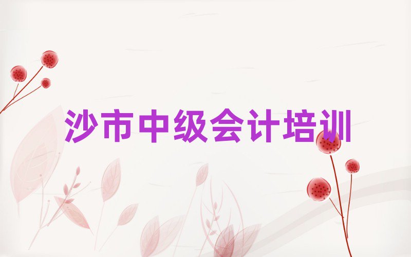 沙市哪里有学中级会计排名更新