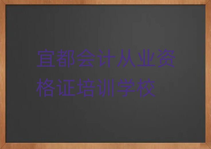 2025年宜都临淄区会计从业资格证比较好的培训学校排名前五