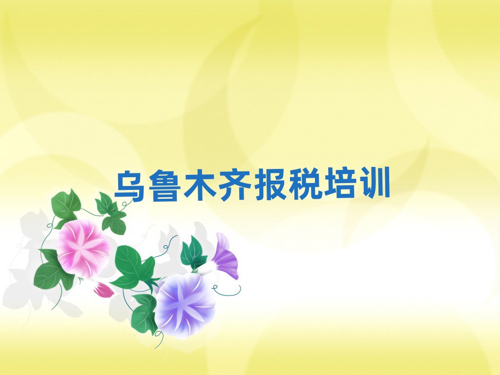 乌鲁木齐水磨沟区哪里的财税培训班好排名前十
