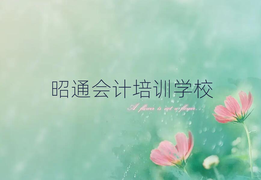 昭通口碑前会计学校排名前十