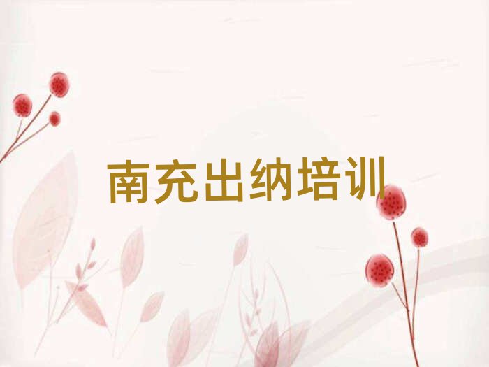南充顺庆区学出纳去哪里学比较好一点十大排名
