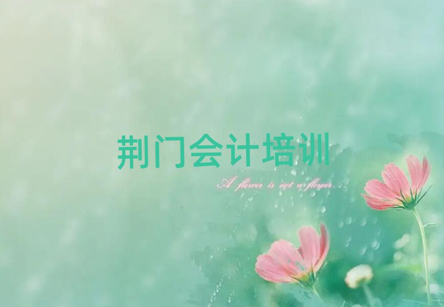 荆门会计线上学习班