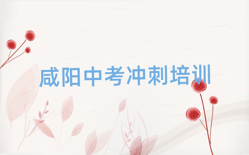 咸阳秦都区中考冲刺速成班学费多少钱排名前十