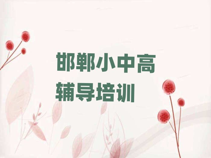 邯郸肥乡区小学英语培训班十大名单排名甄选