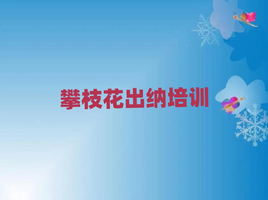 出纳攀枝花推荐培训吗攀枝花西区排名一览表