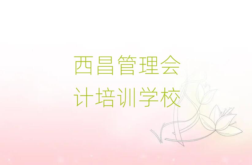 2025年西昌管理会计培训规格高师资强名单一览