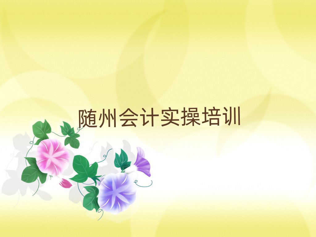 随州学会计实操那个学校好名单榜首一览