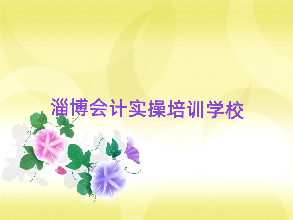 淄博学会计实操培训班排名近期更新
