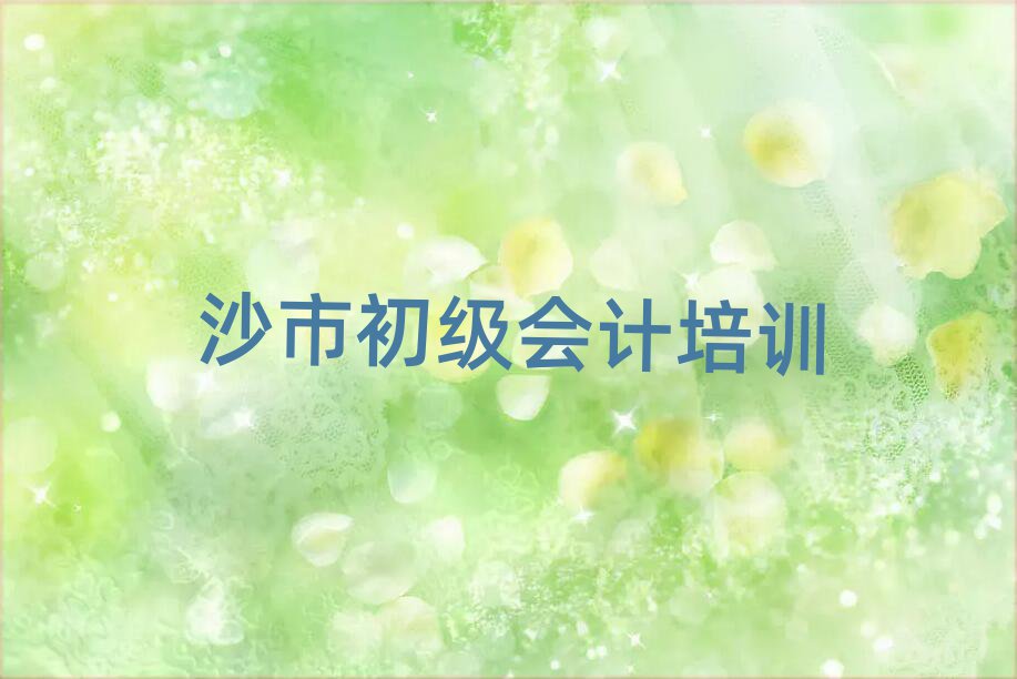 沙市初级会计哪个学校好今日一览公布